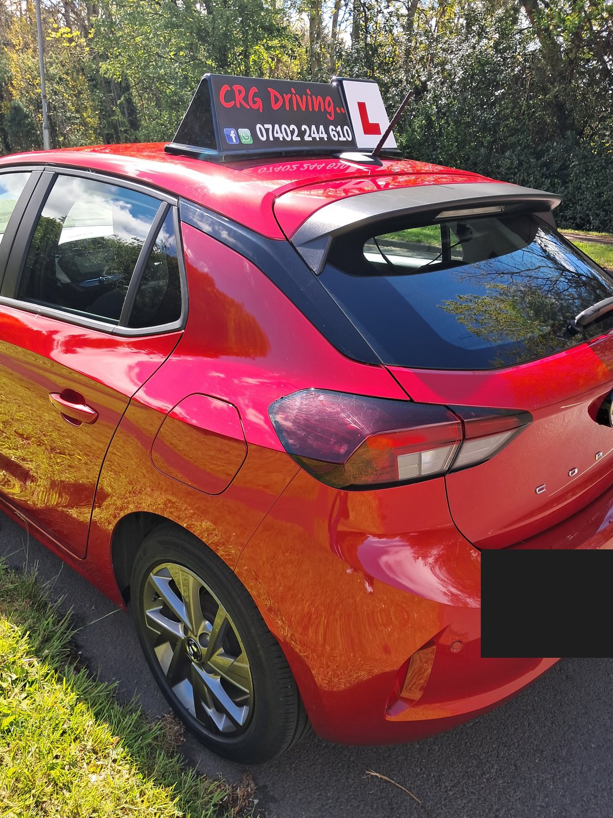 CRG Driving car three-quarter view